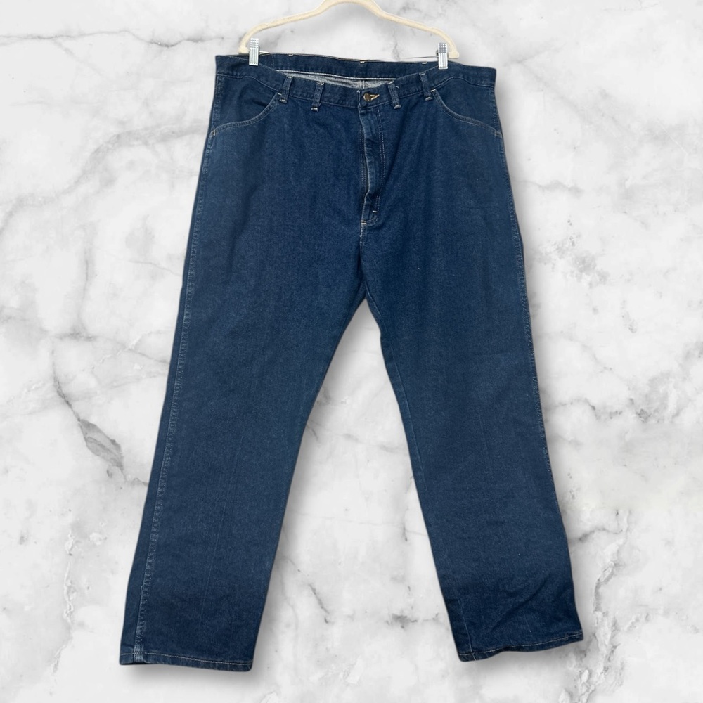Wrangler Men's Premium Quality Denim‎ Regular Fit Jeans Blue 44x29 (289)